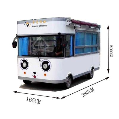 China New designed multifunctional flour mill street food Van/mobile food trailer/food truck for sale