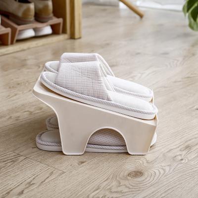 China Creative Modern Shoe Rack Organizer Plastic Shoe Storage Sneaker Organizer Shoes for sale