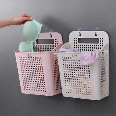 China Unique Farmhouse Novelty Home Plastic Laundry Hamper For Dirty Cloth for sale