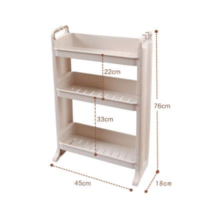 China Viable Hot Selling High Quality Kitchen Storage Plastic Rack for sale