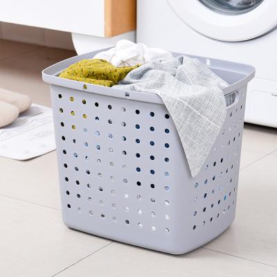 China Handles 2020 New Pop Laundry Hamper Basket Set On Wheels Bathroom 3 Tier Storage Basket Cart for sale