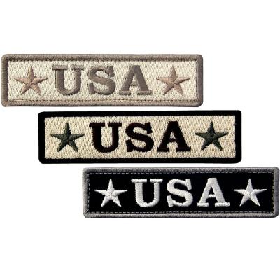 China Other China Embroidery Patches Custom Iron On Alphabet Patch On Stocking Flag Patches for sale