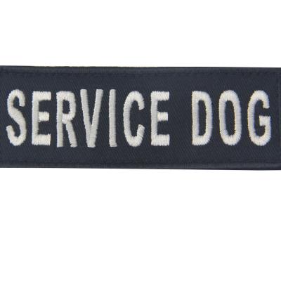 China Embird Handmade Custom Patch Embroidered SERVICE DOG ECO-FRIENDLY 3D Patches for Jackets Hook and Loop Patch for sale