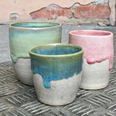 China Factory wholesale eco-friendly custom ceramic pot decoration hotel home luster color mini succulent planter for sale for sale