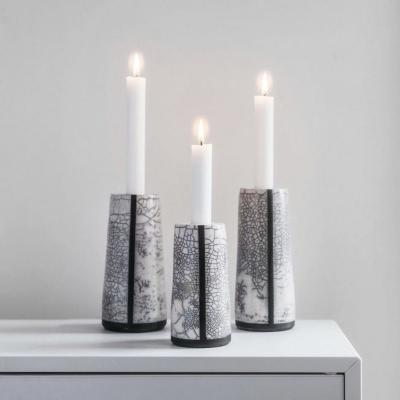 China Eco-Friendly nordic style optional sizes wedding restaurant ceramic candle stick candle holder home decoration candle stand for sale