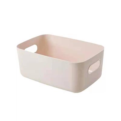 China Folding Plastic Laundry Toy Storage Basket Storage Basket Clothes Storage Basket for sale