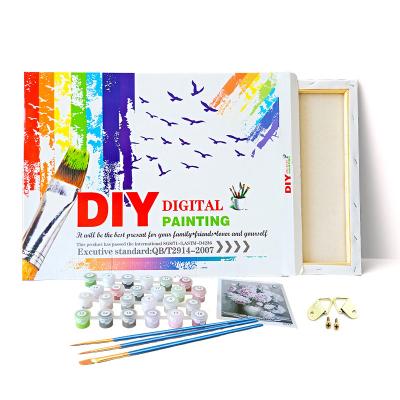 China New Classical/Post-modern DIY Paint by Numbers Kits Sets For Adults And Kids Beginner Oil Painting Kit for sale