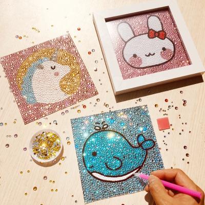 China Cartoon 5D Children Diamond Painting sticker hand DIY puzzle gift toy Crystal drill full drill for sale