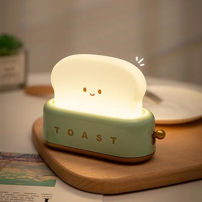 China Postmodern Creative baker LED night light usb rechargeable timing warm light bedroom light for sale