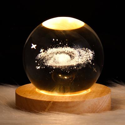 China China Moon crystal ball light creative gift for sale