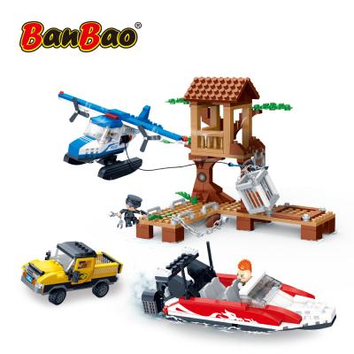 China Educational Building Toy B7031 BanBao 561pcs New City Building Blocks Bricks DIY Model Toy Set for sale