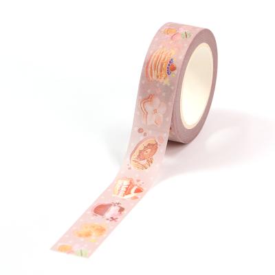 China 15mm x 10m Party Cake Design Waterproof Custom Printed Washi Tape for sale