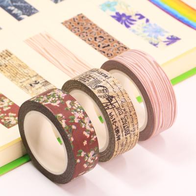 China Waterproof Manzawa Printed Decoration Wholesale Paper Tape Custom Washi Tape for sale