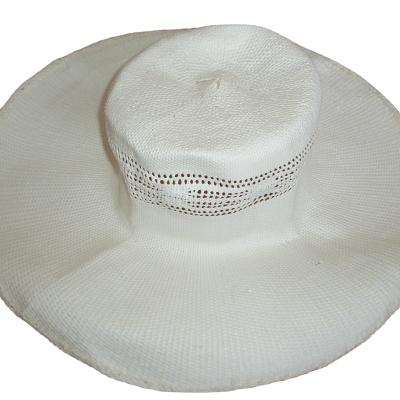 China Soft Chinese Straw Hat Thin Body Picture Paper Hat Body Raffia Straw for sale