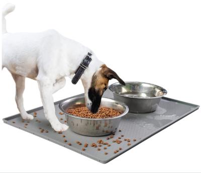 China Animals Small Dog Feeding Mat And Pet Silicone Feeding Place Mat for sale