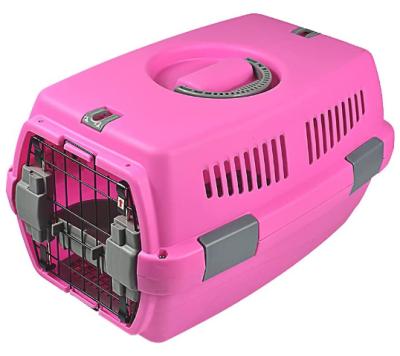 China Portable Airline Box Pet Carrier Stored Heavy Duty Plastic Hard-sided Outdoor Pet Carrier Crate Dog Kennel for sale