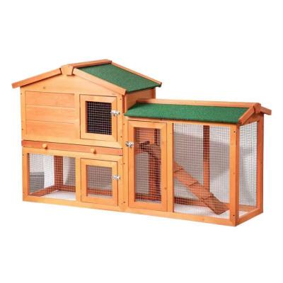 China Large Rabbit Fashion Multifunctional Wooden Pet Nest Cage Folding Rabbit Cage for sale