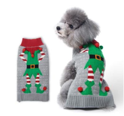 China Stocked Pet Sweater for Christmas and Pet Cat Winter Knitwear and Dog Fabric for sale