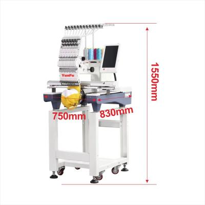 China Hat/shirt/single head mimi flatbed 12 needle apparel embroidery machine mending small computerized embroidery machine for sale