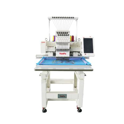 China Hat/Shirt/Flat 12 Needles 1200RPM Single Head Brother PTP Embroidery Machines Single Head Apparel Embroidery Machine for sale