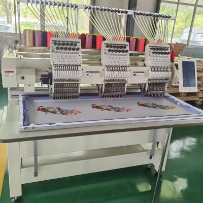 China Garment Shops Good Quality Computerized 3 Heads Embroidery Machines For Home And Industrial Use for sale