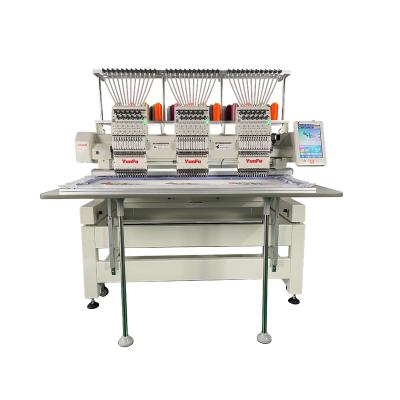 China Wholesale price 12 needles spm 3 heads flat embroidery machine E900 bro Tajima Tajima type 1000 hat/shirt/type apparel embroidery machine for sale