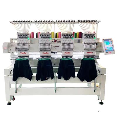 China China factory wholesale price 12 flat needle hat/shirt/sewing machine computerized embroider 4 head embroidery machine for sale