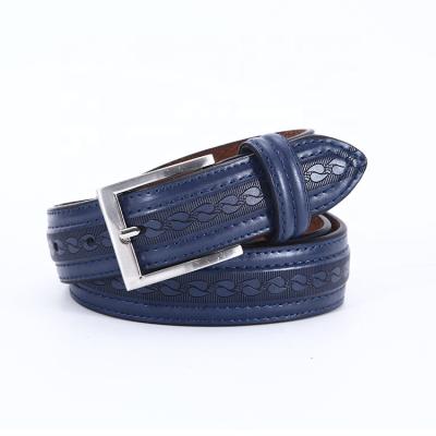 China Adjustable-wears slip buckle fashion design men's belt leather adjustable-wears alloy slide buckle men's belt for sale