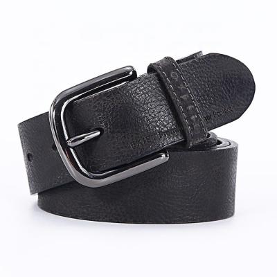 China Classic Casual Belts Boutique Men Belt Retro PU Leather Clear Texture Classic Casual Dress Buckle Jeans Men Superfit Belt for sale