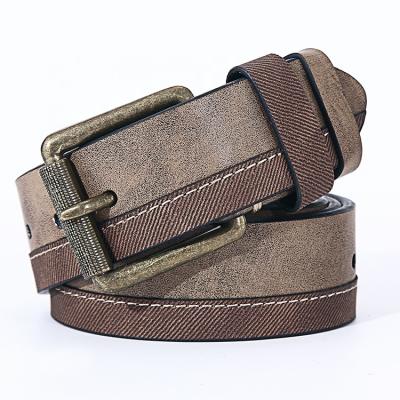 China Pants Fashions Mens Belt Custom Logo Feel Smooth Clear Texture Cowhide Leather Men Belt for sale