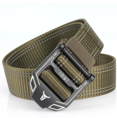 China Durable Men Running Waistband Nylon Firm Woven Tactical Elastic Waistband Camping Waistband for sale