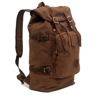 China High Quality Waterproof Laptop Backpack Sports Hiking Canvas Vintage Laptop Backpack for sale