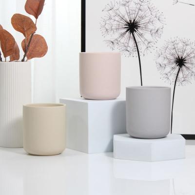 China Hot Selling Weddings Decor Empty Candle Vessels Cheap Wedding Tabletop Dull Nordic Jars for sale