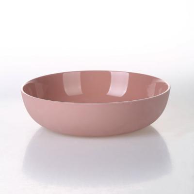 China Viable Outdoor High Quality Custom Made Color Matte Food Porcelain Serving Fruit Bowl for sale