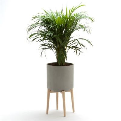 China Stylish Elegance Fine Items Garden Planters / Wholesale Flower Pots With Bamboo Stand for sale