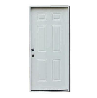 China Fangda Traditional High Quality 6 Panel Folding Interior American Steel Doors for sale