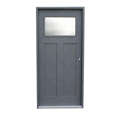 China Modern Fangda Craftsman Style Trim Window Interior Fiberglass Composite Doors for sale