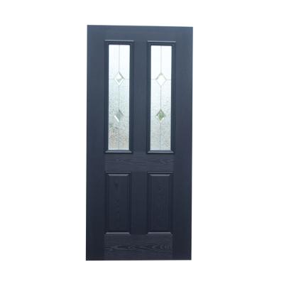 China Fiberglass House Front Doors Modern Interior Wooden Bedroom Doors Hotel Room Modern French Door for sale