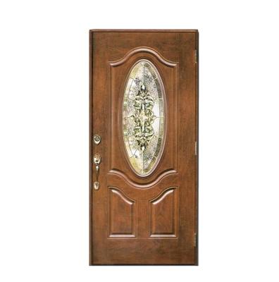 China China Latest Modern Interior Solid Wood Entrance Doors Cheap Price Modern Front Doors for sale