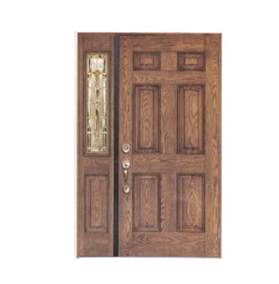 China Fangda Modern Main Entrance Designs Wooden Door Designs In Pakistan for sale