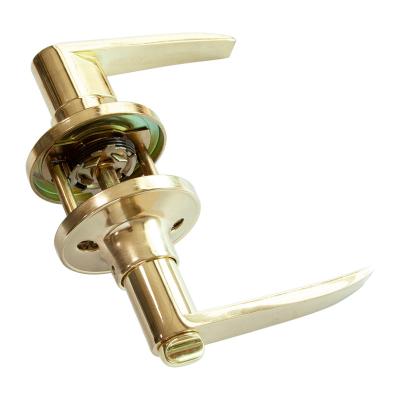 China Etrance Modern High Quality Safe Tubular Side Door Knob Dummy Lever Entry Passage Lock Lever Handle Double Handle Lock for sale