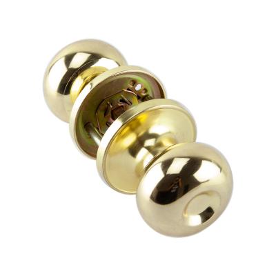 China Factory Wholesale High Quality Easy Installation Tubular Knob Lockset Delight Home Round Passage Bathroom Door Lock Hotel Knob Lockset for sale