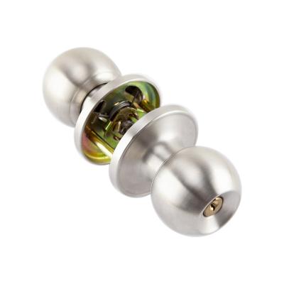 China Storage Room Stainless Steel Finish 201/304 587 Lockset Doors Handle Knobs Spring Cylinder Pin Brass Storage Room Knob Door Lock for sale