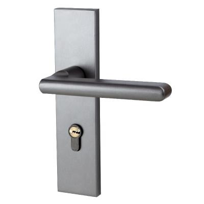 China Easy Installation Popular Lock Styles Aluminum Alloy Interior Door Bathroom Door Integrated Panel Lock With Key Set Wholesale for sale