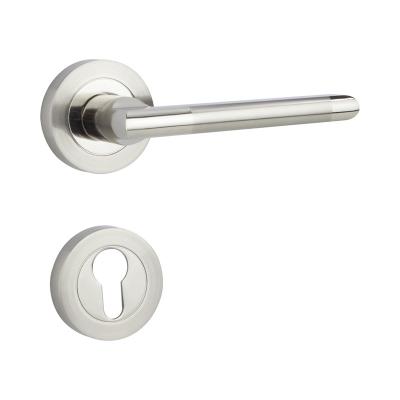 China Easy Installation Guangdong Manufacturers Shenzhen Port Door Lock Export Zinc Alloy Stainless Steel Handle Set Customized for sale