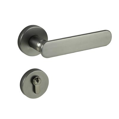 China Easy Installation High Quality Zinc Alloy Window Handles With Universal Locks Door Handle Key Lock Set for sale