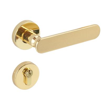 China Easy Installation High Quality Italian Style Bright Gold Zinc Alloy Slot Locking System for sale