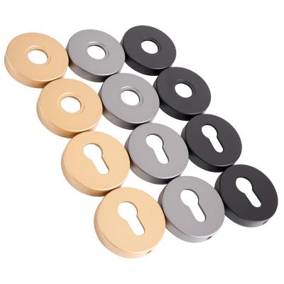 China One Piece Die-casting Split Lock Factory Stain Straight Hair Forming Split Lock Accessories Handle Door Lock Panel Ring for sale