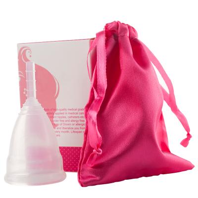 China Wholesale High Quality Female Private Label Foldable Reusable Medical Silicone Menstrual Hygiene Cup For Feminine Hygiene for sale