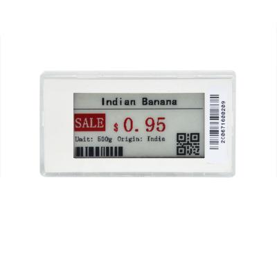 China Wireless Supermarket e Ink Display Electronic Paper Price Tag 48x23 Mm for sale